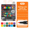 12pcs Fabric Marker Single-Head
