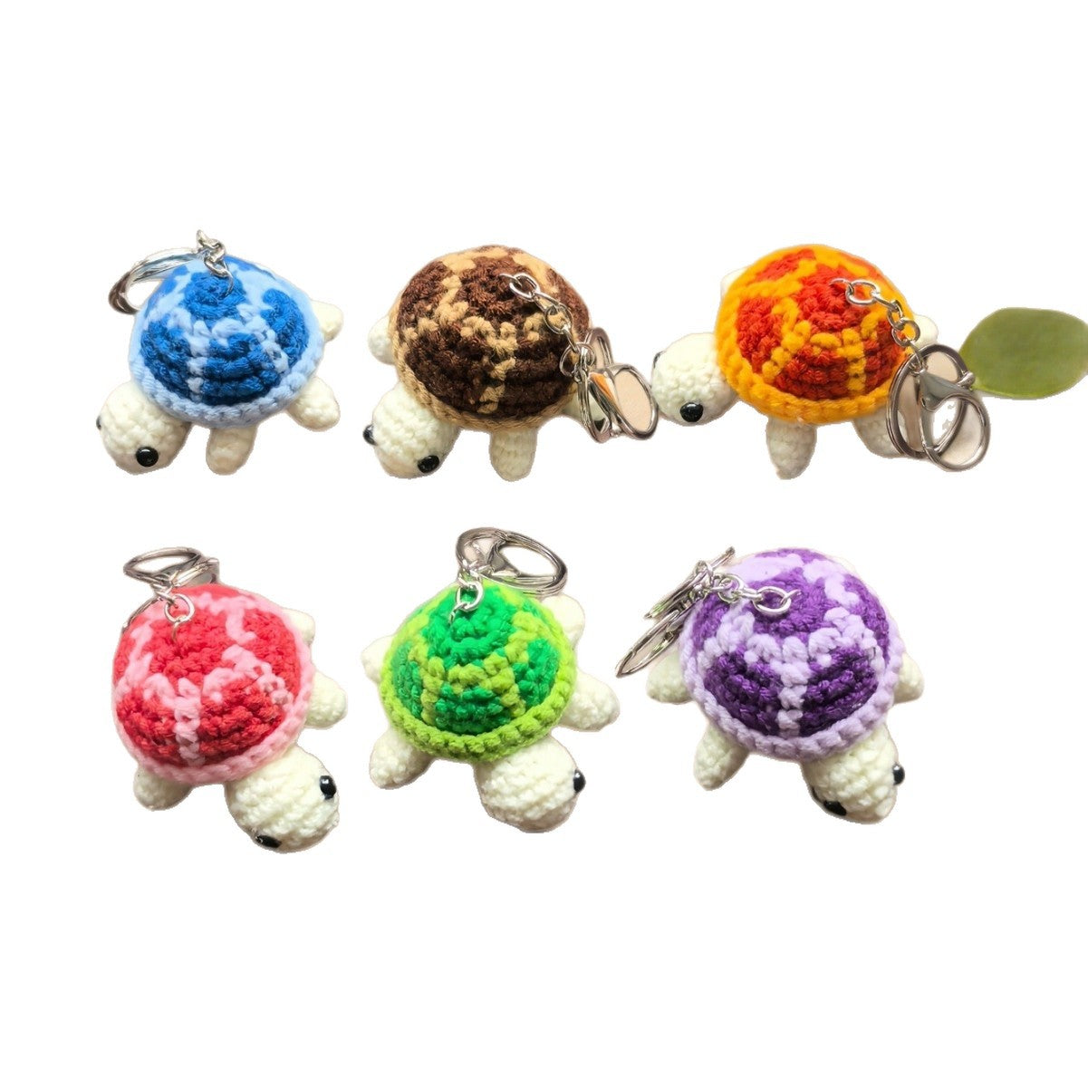 Cute Crochet Turtle Keychain