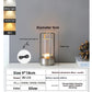 Aluminum alloy and acrylic cordless table lamp for bedside use