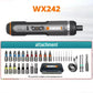4V Electrical Screwdrivers Set WX242 Portable Smart Cordless Power Screw Driver Mini Electric Drill Home Repair Power Tool