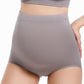 Top down view of the seamless maternity support underwear flat