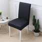 Jacquard stretch chair cover wrapping the seat and back of a chair