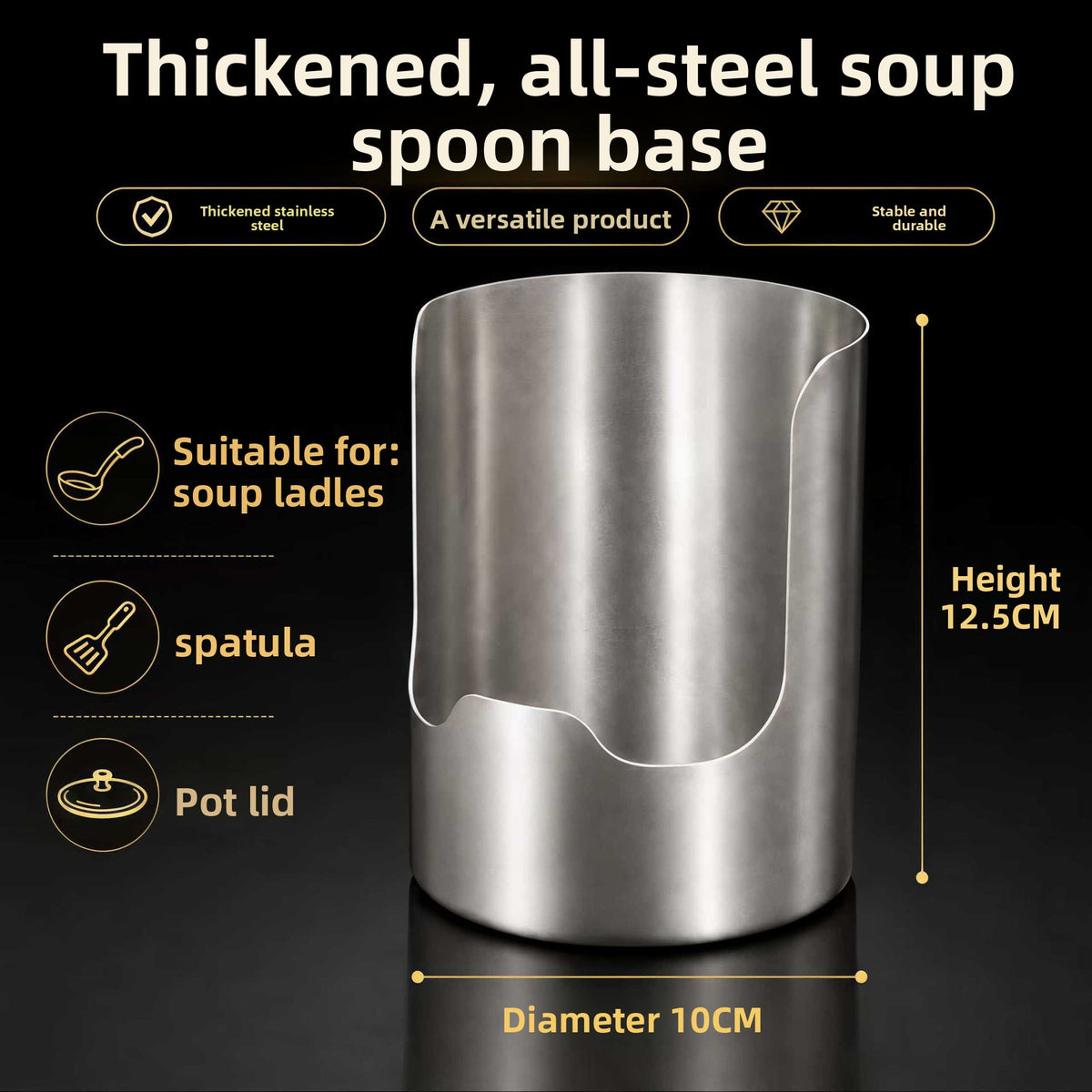 Spatula and pot lid rack