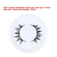 Applicator clip holding a magnetic lash band ready to press onto the lash line
