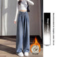 Loose and casual wide-leg pants