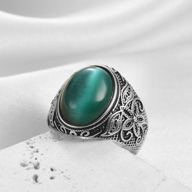 Cat's Eye Stone Ring