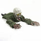 Crawling Halloween monster prop shown with package and expanded size details