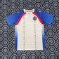 Angled hero shot of the soccer jersey and its knit texture