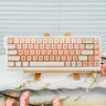 White + Foundation / Tri-Mode Wired 2.4G Bluetooth / Late Sakura Switch Clicky