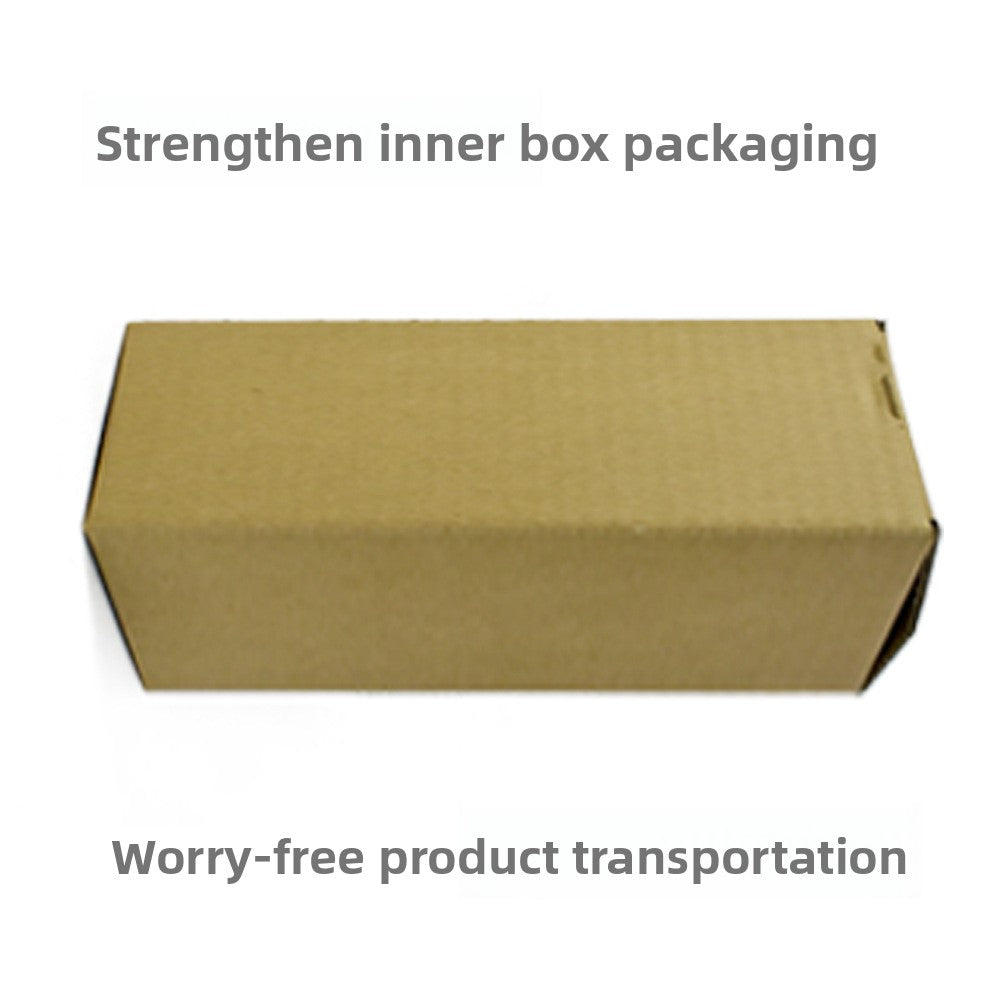 Plain corrugated cardboard inner box with the text strengthen inner box packaging, bright silver with inner box option