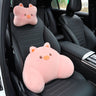 Pink Pig Pillow Lumbar Set