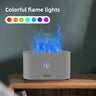 White / USB Powered Rainbow Flame