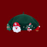 Santa beret - green