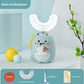 Children U-Shaped Electric Toothbrush with Cartoon Design