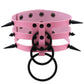Rivet Spike Adjustable PU Leather Neck Collar