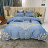 Daniel Blue Gray / Flat four-piece 2.0m Bed 220x240cm