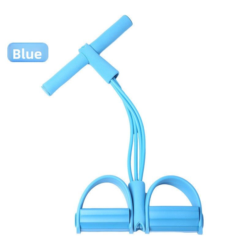 Top down view of the resistance pedal trainer pedals and tubes