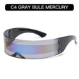 C4 Black Frame Tinted Clear
