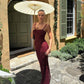 Womens Off-Shoulder Lace Slim Dress