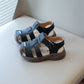 Baby Open-Toe Woven Sandals | instruction reference image