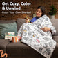 DIY Childrens Drawing Lambswool Blanket