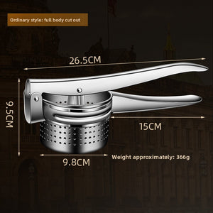 Maker panel for the fully perforated style, 26.5 cm long, 9.5 cm high, 9.8 cm cup, about 366 g