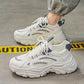 Men's Breathable Mesh Sneakers, Lightweight Walking Shoes | side profile detail close up