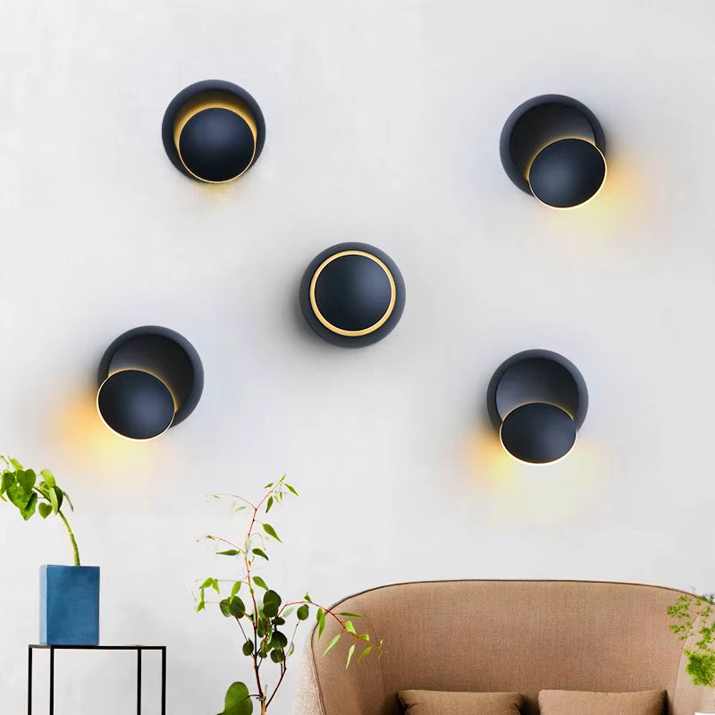 5W LED Modern Wall Lamps 350 Degree Rotatable Lamp Wall Sconces Use for Living Room Bedroom Wall Light Home Fancy Light