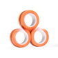 Magnetic fidget rings grouped to show camo patterns