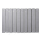 Medium Gray foldable diatomaceous earth absorbent mat with a slatted design