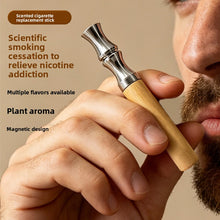 Magnetic Wooden Aroma Stick with Replaceable Scented Cotton Cores