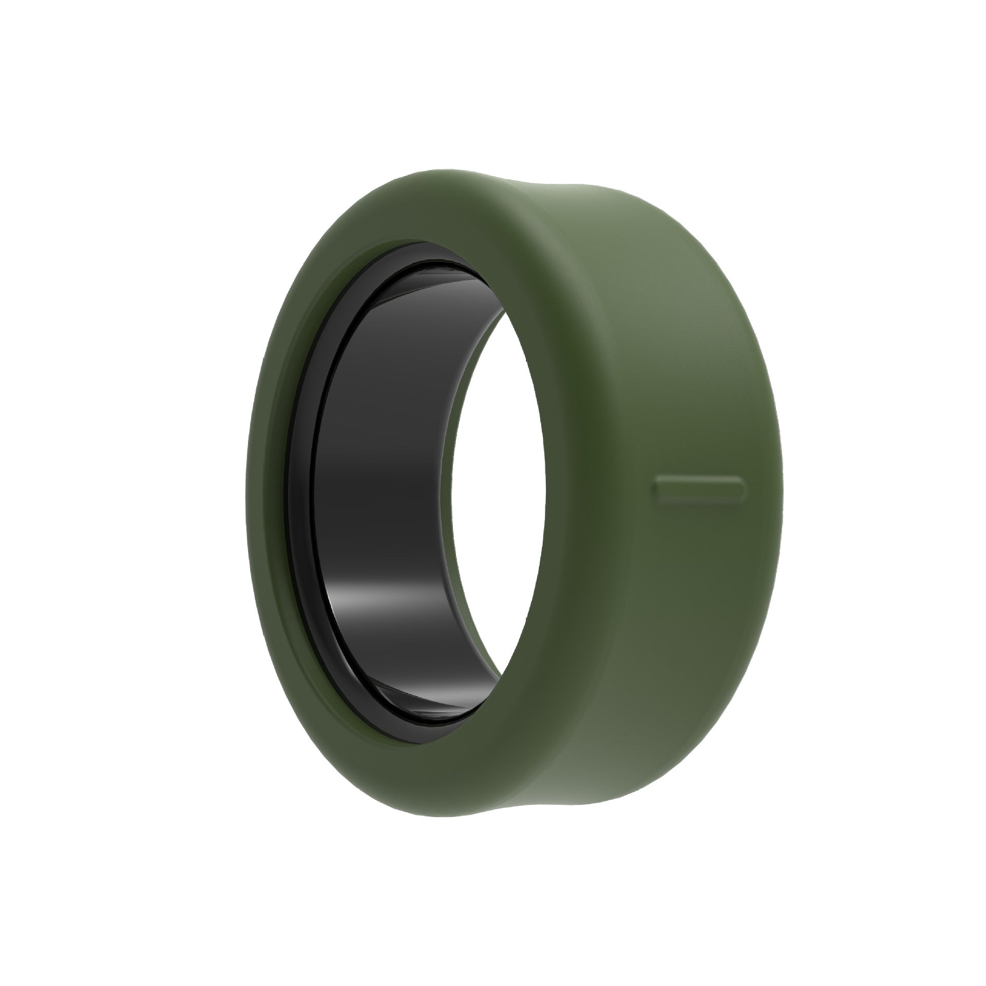 Smart ring silicone protective sleeve shown up close on a studio background
