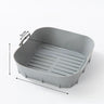 Gray / 21.5x21.5x7 cm | 8.5x8.5x2.8 in