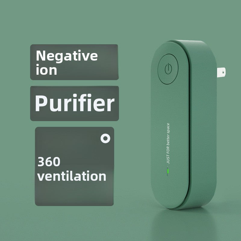 Moulded ABS and PP ion generator unit photographed alone on a plain coloured ground