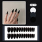CS01-40 Wearing Nail Art Finished Nail Pieces Long Frosted Nail Pieces | styled flat lay overhead shot