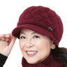 Burgundy hat