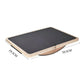 Rectangular wooden balance board on a round base, 39.5 by 29.5 cm and 7.5 cm high, Rectangular balance board option