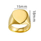 Stainless steel ring jewelry