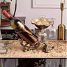 Shell fruit plate wine rack
