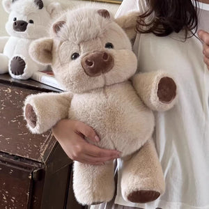 Soft Plush Animal Toy | side profile detail close up