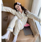 Coral fleece padded pajamas