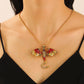 Side profile of the antiqued dragon pendant showing its raised relief depth
