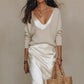 Casual Womens Knit Top and Skirt