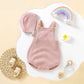 Infant Sleeveless Romper with Detachable Hood