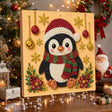 Embroidery Hoop Penguin