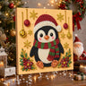 Embroidery Hoop Penguin