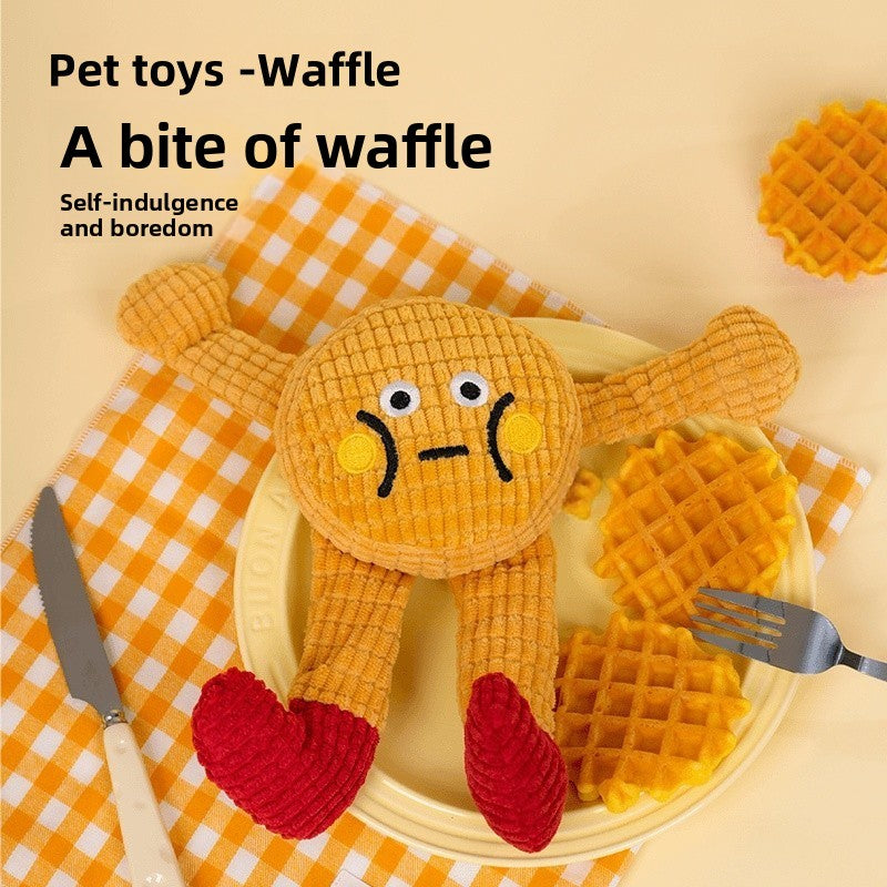 A bright squeaky TPR pet toy for dogs and cats, part of a soft rubber pet toy assortment