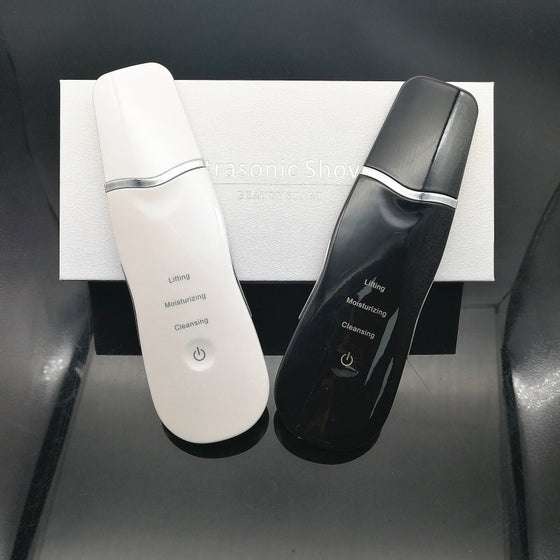 Ultrasonic Facial Skin Scrubber Spatula