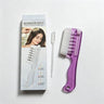 Transparent Purple Fluid Comb Box