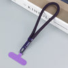 Universal Adjustable Mobile Phone Wrist Lanyard – Anti-Drop Self-Locking Polyester Strap - Purple